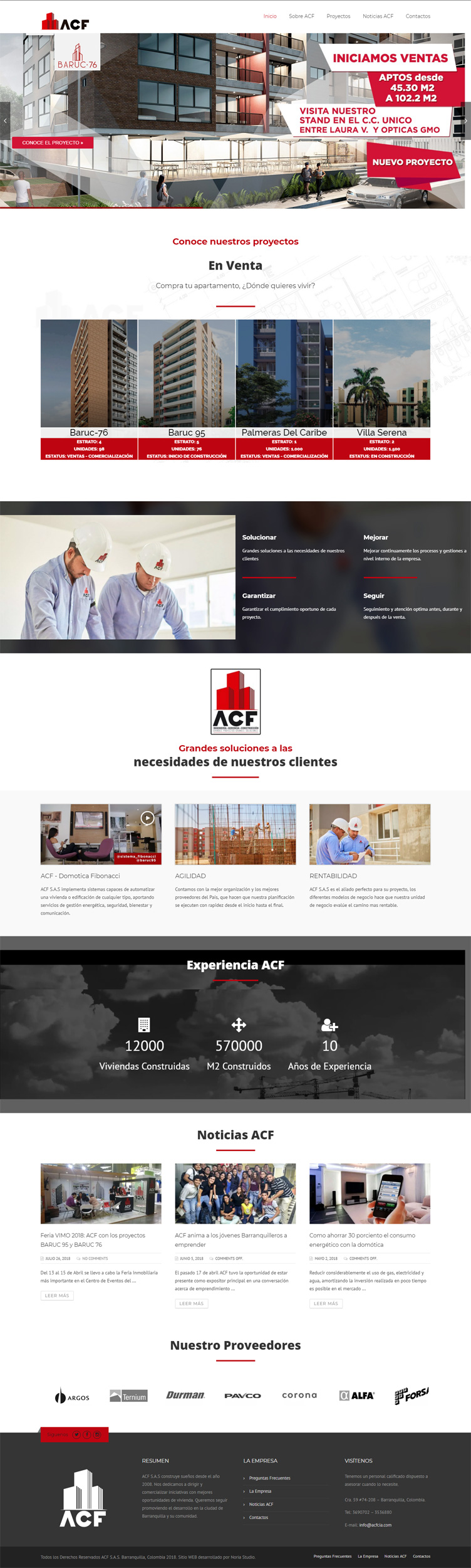 Página WEB ACF SAS Image